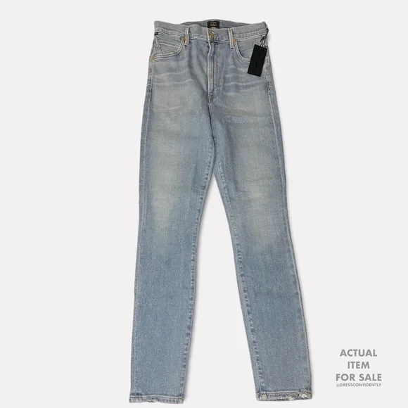 CITIZENS OF HUMANITY Chrissy Sculpt High Rise Skinny Jeans - Islands - Picture 4 of 7